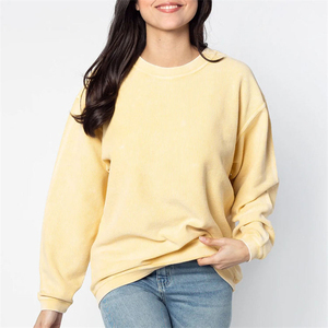 Ropa de primavera y otoño, jersey con cuello redondo, sudaderas de manga larga, sudadera informal a la moda para mujer, sudadera transpirable - Product Image 4