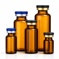 Flacons en verre injectables, bouteilles d'huiles essentielles, contenants de stockage, flacons compte-gouttes