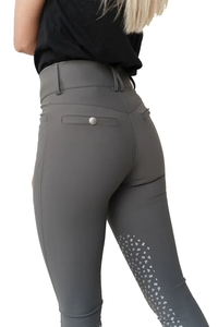 Vêtements d'équitation pour sports de plein air, leggings d'équitation moulants pour femmes grandes tailles, pantalons de course décontractés extensibles à épaules tombantes - Product Image 2
