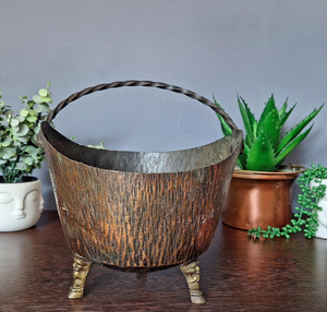 Top Hammered Copper Wine Cooler Ice <b>Bucket</b> With Brass Champagne Chiller Beer Ice <b>Bucket</b> and Wine Tubs for Sale - Product Image 5