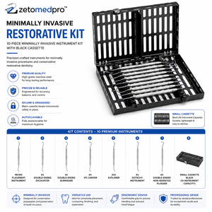 ชุดเครื่องมือทันตกรรมแบบรุกแกรนต์ขั้นต่ำพร้อมตลับเก็บของ ยี่ห้อ OEM Zetomed Pro - Product Image 3
