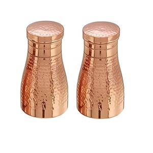 Carafe à eau en cuivre pur, sûre pour la consommation, prix de gros, cuivre pur fait main, écologique, logo personnalisé, emballage - Product Image 1