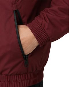 Custom Maroon <b>Men</b> <b>Lightweight</b> Bomber <b>Jacket</b> Full Zip Casual Windbreaker Stand Collar Autumn Streetwear Fashion Coat Outerwear - Product Image 6