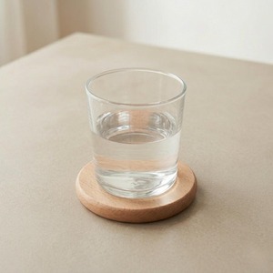 <b>Solid</b> <b>Wooden</b> Coaster Set For Farmhouse Kitchen Dining Room Living Room And Office <b>Desk</b> Use - Product Image 3