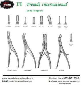 คีมตัดกระดูกสแตนเลสสำหรับศัลยกรรมกระดูกและข้อ ได้รับการรับรองมาตรฐาน ISO และ CE - Product Image 6