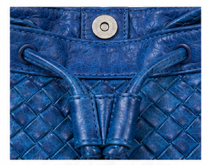 Sac à bandoulière vintage en cuir tressé Gravs pour femme, motif losanges rayés, polyester, mode hiver, fermeture à cordon réglable - Product Image 4