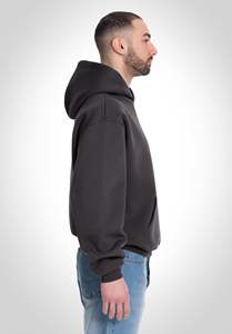 Sweat-shirt à capuche unisexe personnalisable pour l'hiver, en polaire premium, streetwear imperméable avec fermeture éclair intégrale sur le devant, vente en gros - Product Image 2