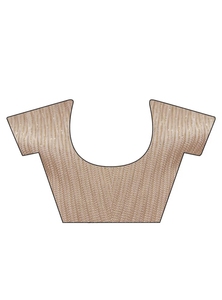 Sari traditionnel en soie rose et or bicolore KV prêt-à-porter avec chemisier non cousu pour les fêtes - Product Image 6