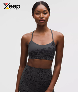 XEEP High Quality Women Yoga Sports <b>Bra</b> XC-SB-177 Solid Simple Breathable Adjustable <b>Straps</b> Removable Pads High Support Quick - Product Image 1