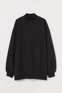 Wholesale Women's Oversized <b>Fit</b> Custom Soft Fleece <b>Jumper</b> Winter Autumn Mock Neck Sweatshirts Custom Logo Printing Streetwear - Product Image 6