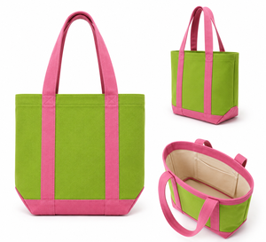 Sac fourre-tout en toile de coton réutilisable, sac de courses à poignée épaule, sac cadeau moyen pour épicerie - Product Image 5