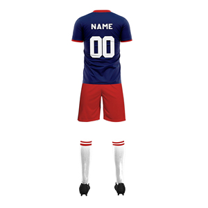 Ensemble de maillots de football respirants de haute qualité par sublimation, découpe automatisée, uniforme économique de haute technologie, vente en gros OEM - Product Image 6