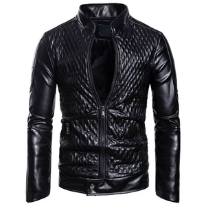 OEM Service Direct <b>Sale</b> Men's Slim Fitted Leather Jackets New Stylish Premium Leather Made Stylish Leathers Outwear <b>Coats</b> - Product Image 2