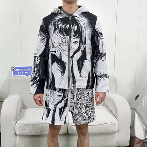 ผู้ผลิตเสื้อฮู้ดดี้ผ้าฝ้ายพรีเมียม ขายส่งเสื้อฮู้ดดี้แบบกำหนดเอง รับผลิตเสื้อผ้าสตรีทแวร์แบบ OEM ODM แบรนด์ส่วนตัว - Product Image 3
