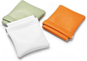 Pochette à cosmétiques personnalisée avec logo, petite, en cuir, avec fermeture éclair, pour accessoires de voyage et bijoux, très vendue - Product Image 6