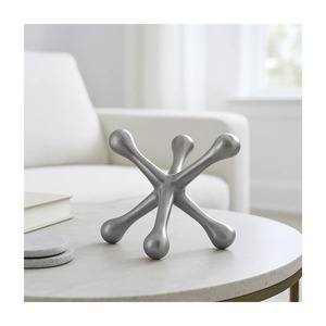 Escultura Geométrica Abstracta Hecha a Mano, Decoración Minimalista para Mesa de Salón - Product Image 3