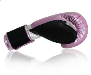 Guantes de Boxeo Rosados de Cuero Premium para Entrenamiento, Cómodos Guantes de Sparring para Hombres y Mujeres con Soporte para Muñeca - Product Image 6