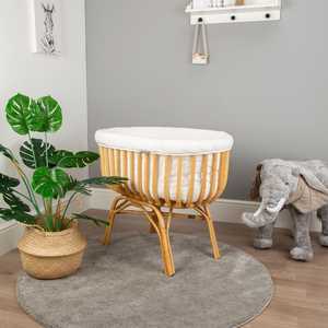 Berceau à bascule pour bébé, berceau en rotin de qualité supérieure, lits pour enfants, vente en gros d'usine vietnamienne - Product Image 6