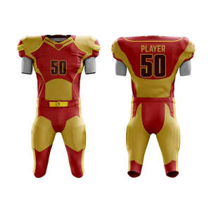 Comfortable Sports Wear American Football Uniform Polyester Men American Football Uniform Reasonable Price High Quality OEM - Product Image 1