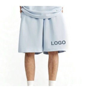 Ensemble deux pièces sport décontracté d'été à séchage rapide, col rond, en soie glacée, t-shirt à manches courtes et short - Product Image 2