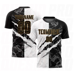 เสื้อฟุตบอลแบบขายส่งสั่งทำได้ ออกแบบลายพื้นหลัง ปักโลโก้ ทีมสโมสร เสื้อฟุตบอลเยาวชน - Product Image 6
