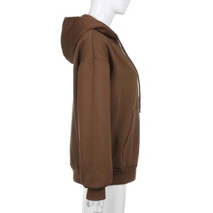 Plus Size Men's Heavyweight Fleece 100% Cotton <b>Zip</b> <b>Up</b> <b>Hoodie</b> with Custom Front Logo Eco-Friendly & Breathable - Product Image 3