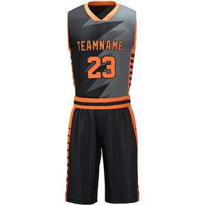 Conjuntos de Camisetas y Pantalones Cortos de Baloncesto Reversibles de Alta Calidad, Tallas Grandes, Estampados, Transpirables, 100% Poliéster, para Adultos, Talla XS OEM - Product Image 3