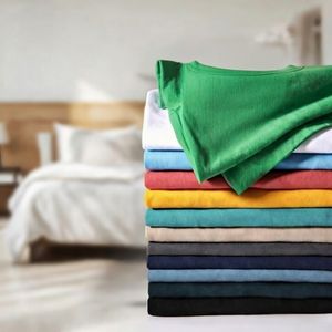 Camisetas Cortas de Algodón Personalizadas para Mujer, Corte Regular, Estilo Urbano Moderno, Secado Rápido, para Fitness y Yoga, con Estampado de Spandex, Bangladesh - Product Image 4