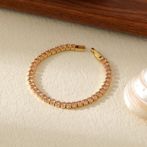 Elegante Pulsera de Perlas de Agua Dulce con Engaste de Bisel, Corte Ovalado, Chapada en Oro, Plata de Ley, Joyería para Regalo de Boda - Product Image 4