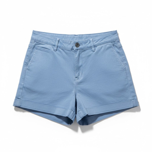 Women's Solid Custom Colours Shorts Breathable Eco-Friendly Quick Dry High-Waist Elastic Closure Skinny Fit 100% Cotton High - Product Image 6