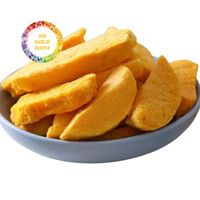 Best verkochte gevriesdroogde vruchten: banaan, mango, perzik, jackfruit, drakenvrucht, rambutan, vijg, ananas, aardbei, kiwi, durian, Vietnam.