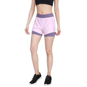 Shorts de sport taille haute en polyester pour femme, respirants et extensibles, parfaits pour la randonnée, l'aventure, le fitness et la course à pied - Product Image 1
