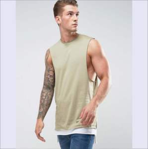 Débardeur de sport pour homme, style streetwear, 100% coton respirant et écologique, pour entraînement, fitness, musculation - Product Image 5