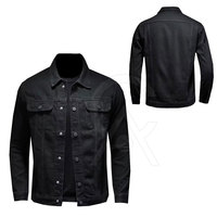 Veste en jean pour homme de haute qualité, surdimensionnée, avec logo sur le devant, respirante, écologique, 100% coton, décontractée, légère, pour l'extérieur