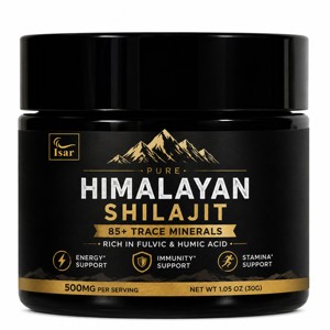 Résine de Shilajit 100% pure et originale, marque privée, provenant de l'Himalaya d'Inde, résine de Shilajit premium 30g pour hommes et femmes - Product Image 1