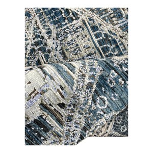 Ellington Décoration intérieure moderne Tapis en laine viscose noué à la main Design de paysage unique Tapis et ensemble luxueux pour décoration intérieure unique - Product Image 4
