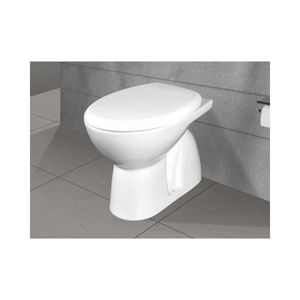 WC suspendu mural de luxe moderne en forme d'estela, 470x370x415mm, en céramique, pour salle de bain commerciale - Product Image 1