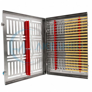 Ensemble de 20 micro-dissecteurs Rhoton, plaqués or, certifiés CE, instruments de neurochirurgie avec cassette de stérilisation - Product Image 3