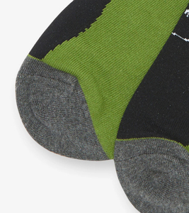 100% Organic Cotton Crew <b>Socks</b> Custom Logo Design Digital Print Unisex Women <b>Men</b> Kids Winter Workouts - Product Image 4