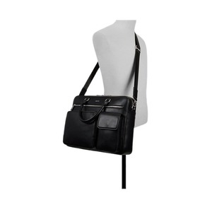 2026 new style and design Custom logo <b>Canvas</b> Crossbody Bag Men Men's Messenger Bags Vegan Leather Messenger Bag - Product Image 4