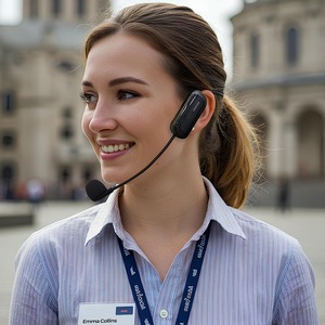 [EARZONE] Émetteur audio sans fil LiberLink Bluetooth, récepteur audio à oreille libre pour communication en musée et en usine - Product Image 4