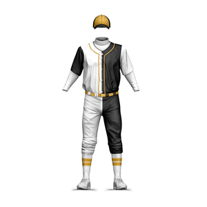 Un service professionnel garantit que ce maillot de baseball rayé imprimé, provenant d'un exportateur en gros, répond aux normes B2B élevées. - Product Image 6