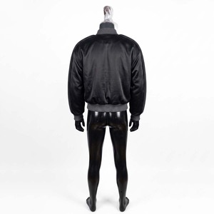 Chaqueta de lana universitaria de béisbol para hombre, de invierno, con mangas de cuero, 440 gramos, bordado de chenilla y parches de lana en el frente. - Product Image 2