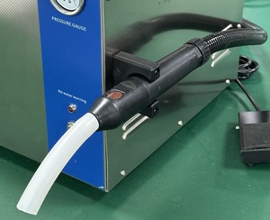 Limpiador a vapor de sobremesa con varilla flexible y pedal, nuevo modo ECO, pantalla LED, advertencia de bajo nivel de agua, caldera de 4L, presión de 6 bar - Product Image 5