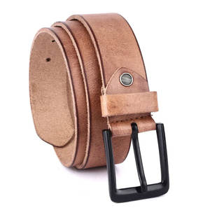 Cinturón de Cuero Hecho a Mano con Estilo Rústico, Cinturón de Cuero Elegante para Oficina y Ropa Formal, Cinturón de Cuero Clásico - Product Image 3