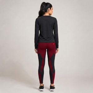 Modern women <b>leggings</b> combining breathable materials flexible movement and comfortable construction for active lifestyles - Product Image 2