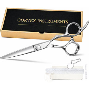 Tijeras Profesionales de Acero Inoxidable para Cortar el Cabello, Tijeras de Peluquería de 5.5 Pulgadas con Hojas Convexas - Product Image 1