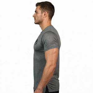 เสื้อยืดเจอร์ซีย์พิมพ์ลายสกรีน GYM ACTIVE สำหรับผู้ชาย สไตล์ไฮสตรีท เป็นมิตรต่อสิ่งแวดล้อม แห้งเร็ว ผลิตตามสั่ง ผ้าฝ้าย 95% สแปนเด็กซ์ 5% น้ำหนัก 180 กรัม ทรงโค้ง - Product Image 5