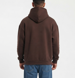 400 GSM 100% Cotton Pullover <b>Plain</b> <b>Hoodies</b> for Printing Custom Logo Quality Black Street Wear Manufacturer Autumn Wear - Product Image 6