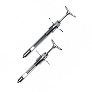 Seringue d'aspiration chirurgicale dentaire en acier, manuelle, pour anesthésie dentaire, certifiée CE, équipement pour usage hospitalier BY GUJJAR SURGICAL - Product Image 1